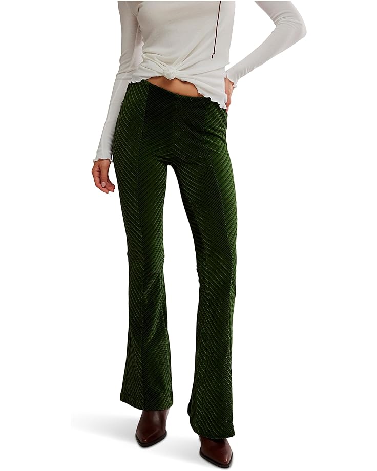

Женские бархатные брюки Free People Penny Pull-On, Night Forest