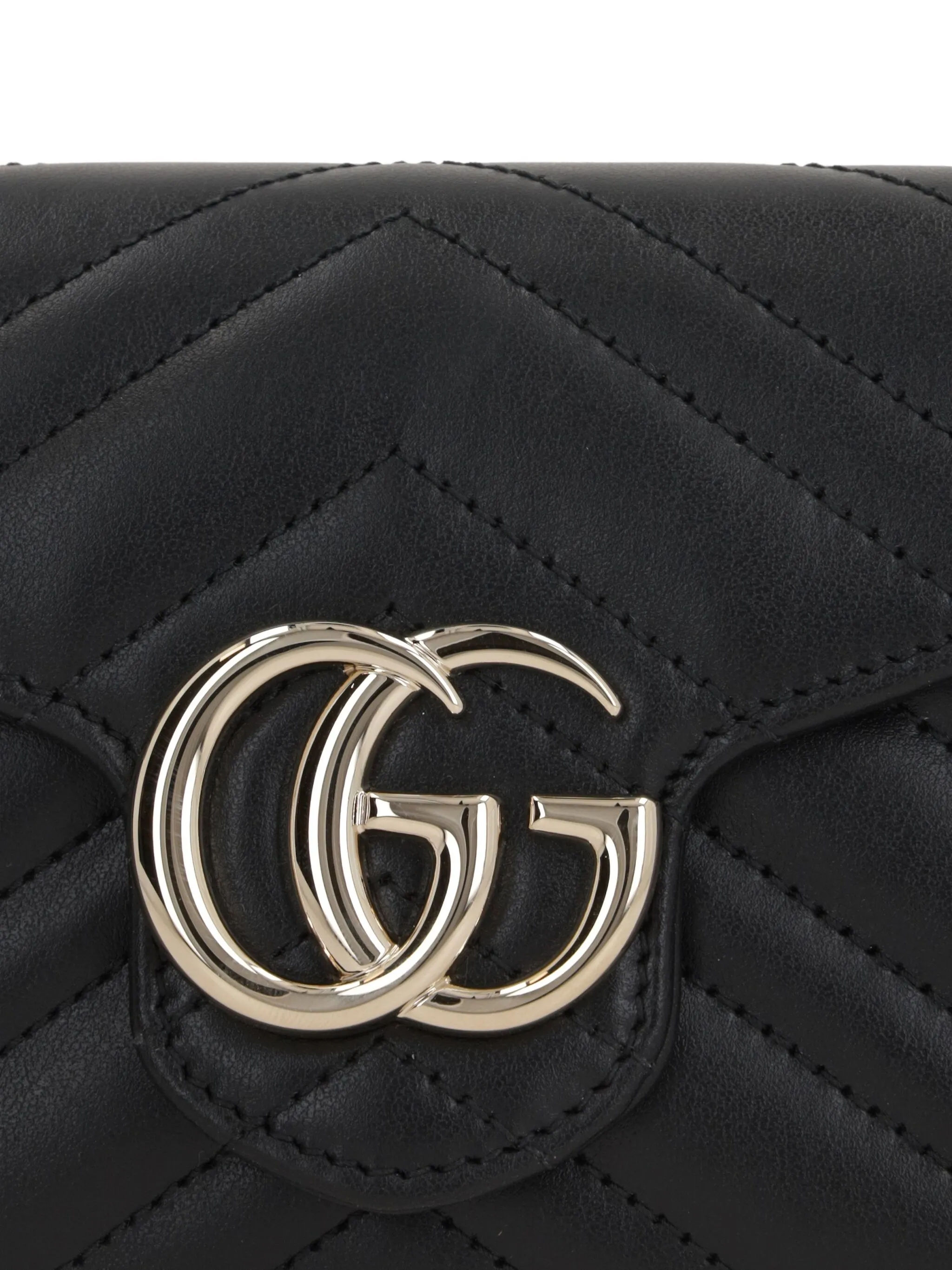 Мини-сумка Gucci GG Marmont с цепочкой — фото 4