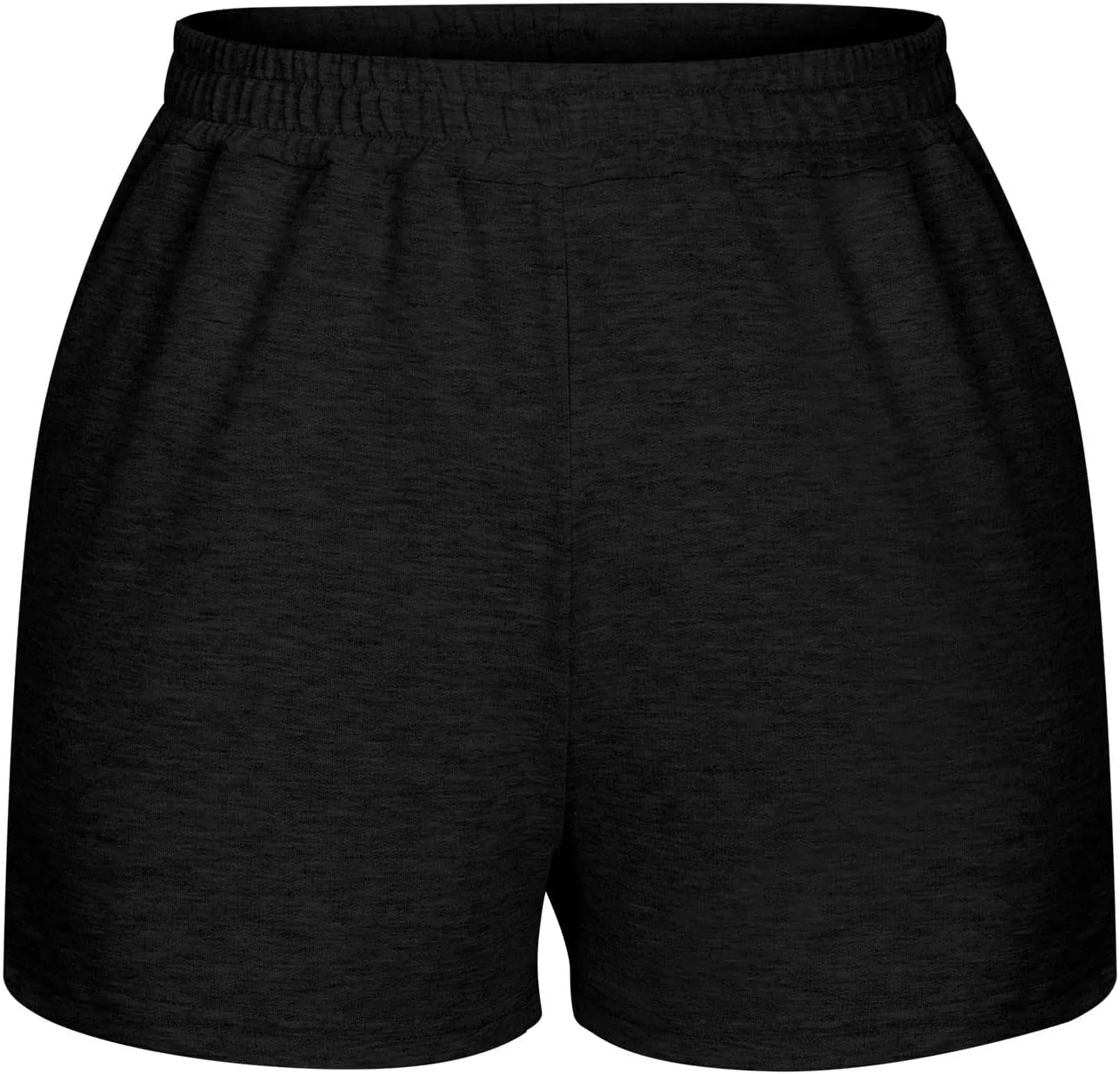 Шорты для женщин Casual Athletic Stretch High Waist Solid Sweat Short Loose Comfy Lightweight — фото 3