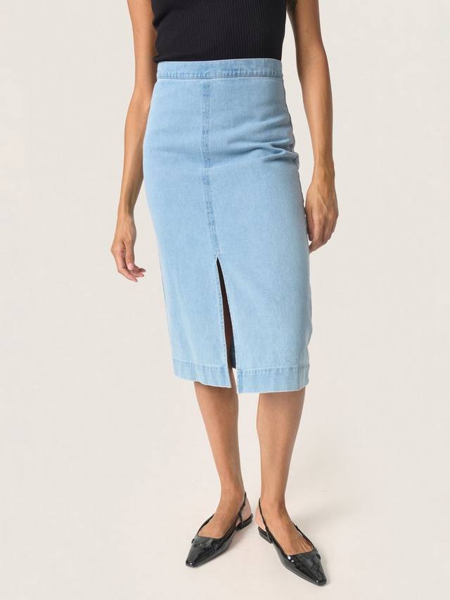 

Annabeth джинсовая юбка-карандаш Soaked In Luxury, Light Blue Denim