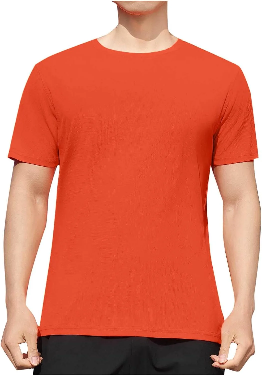 

Мужская футболка для тренировок с коротким рукавом, легкая и дышащая FZYLQY