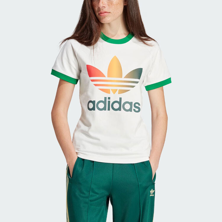 Футболка с градиентным трилистником Cali Adidas Originals — фото 2