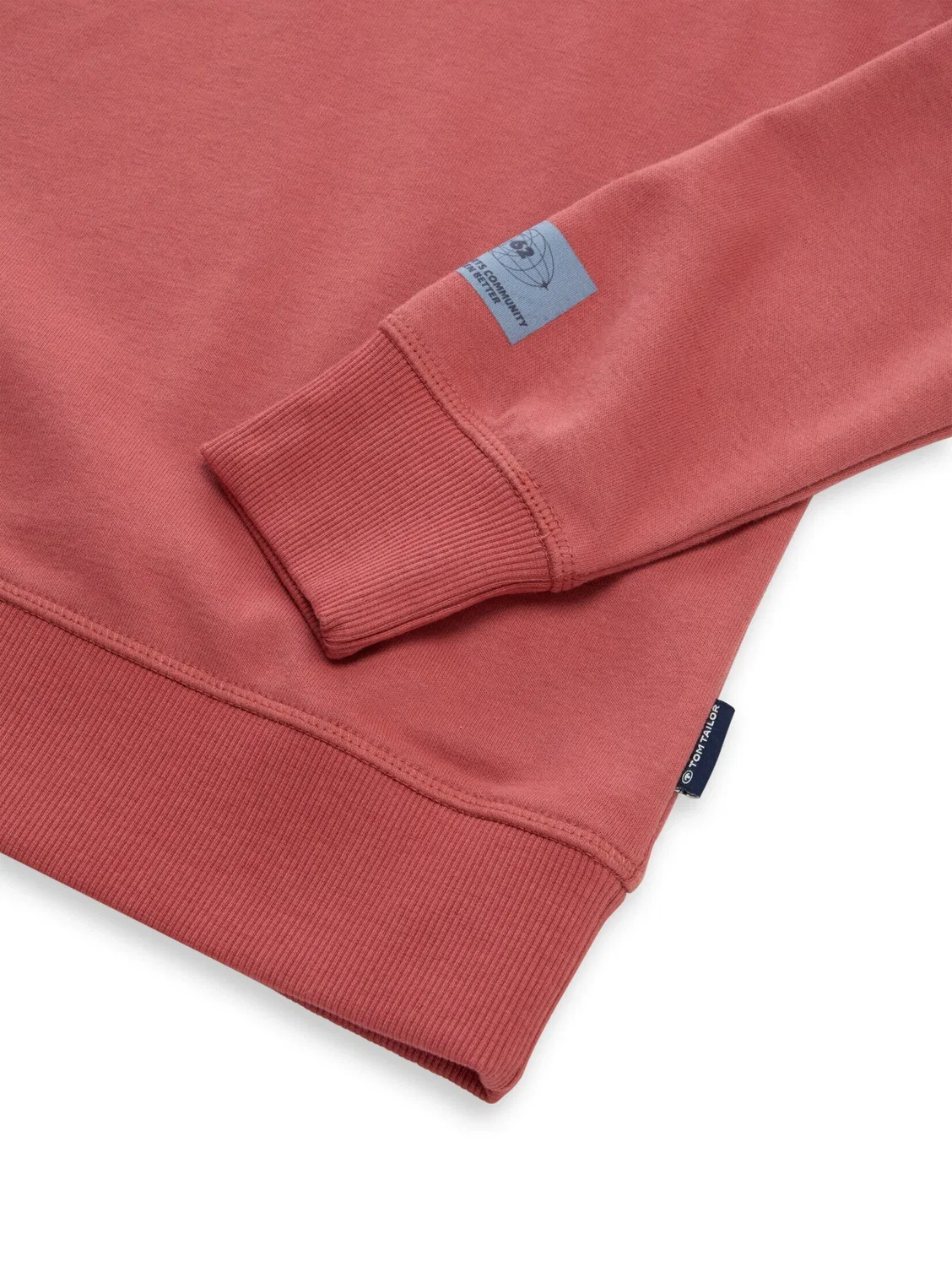 Толстовка Tom Tailor, Cherry Red — фото 3
