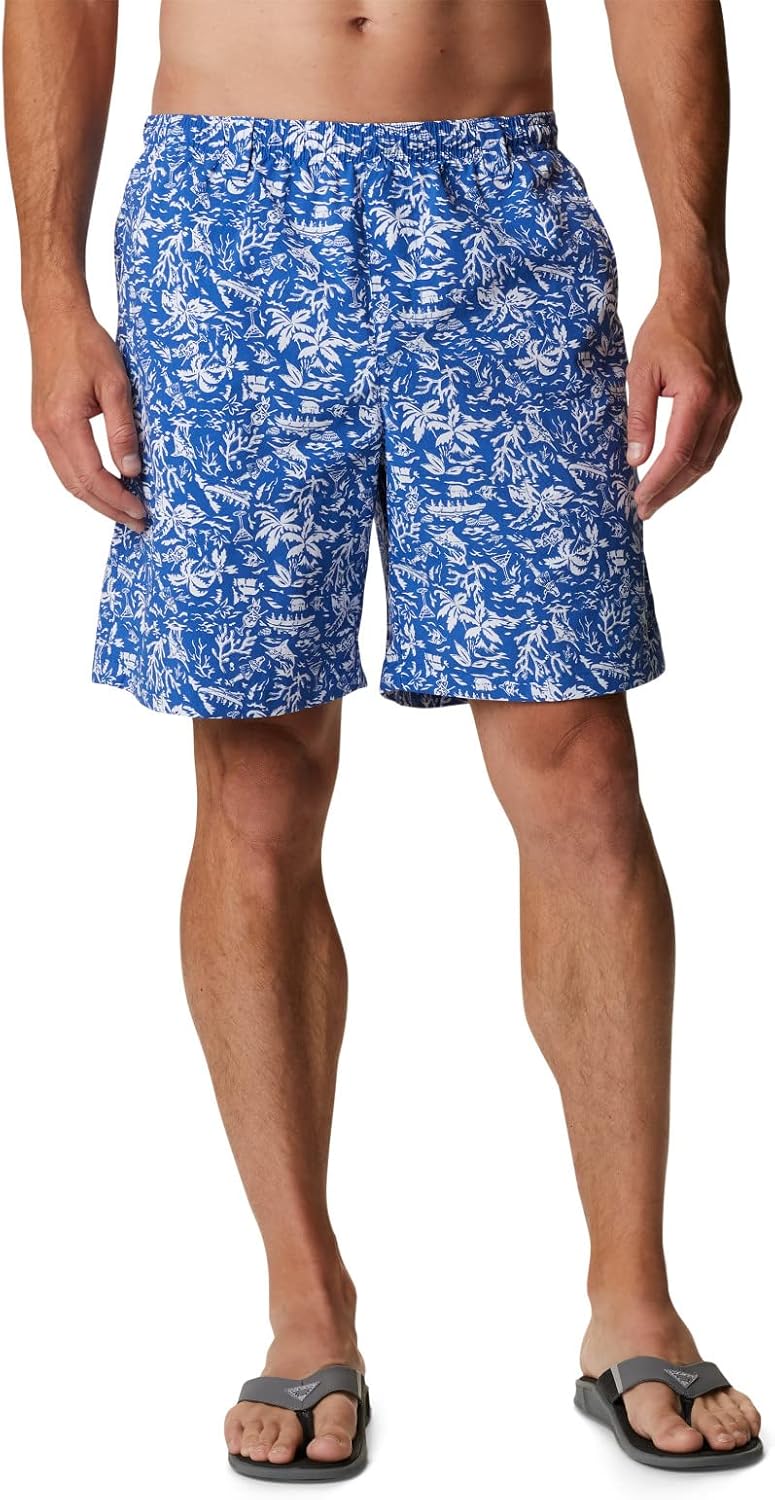 

Мужские шорты Columbia Super Backcast Water, Blue Macaw Kona Print