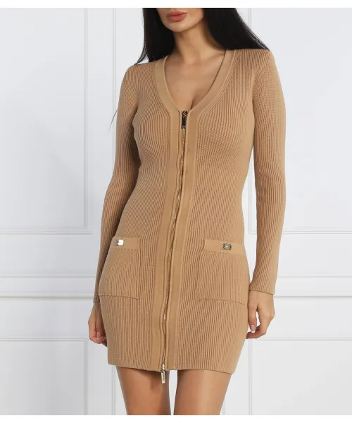 

Платье Elisabetta Franchi, бежевый