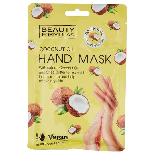 

Регенерирующая маска для рук, Кокосовое масло, 1 пара Beauty Formulas Hand Mask