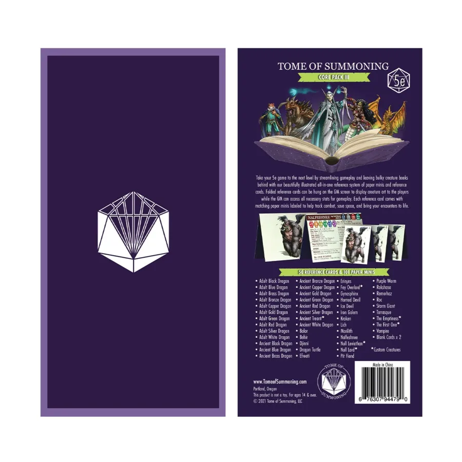 

Бокс-сет Core Pack III, Tome of Summoning