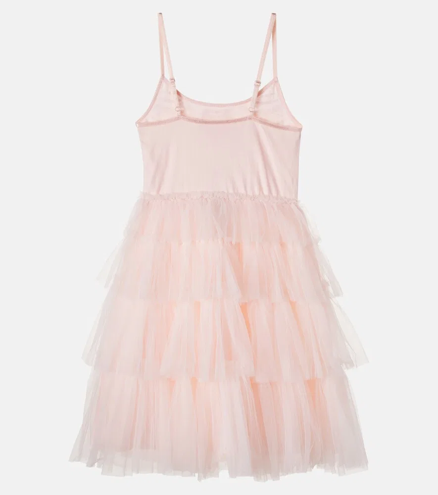 Платье из тюля с хлопковой отделкой от Blushing Horizon Tutu Du Monde, розовый — фото 3