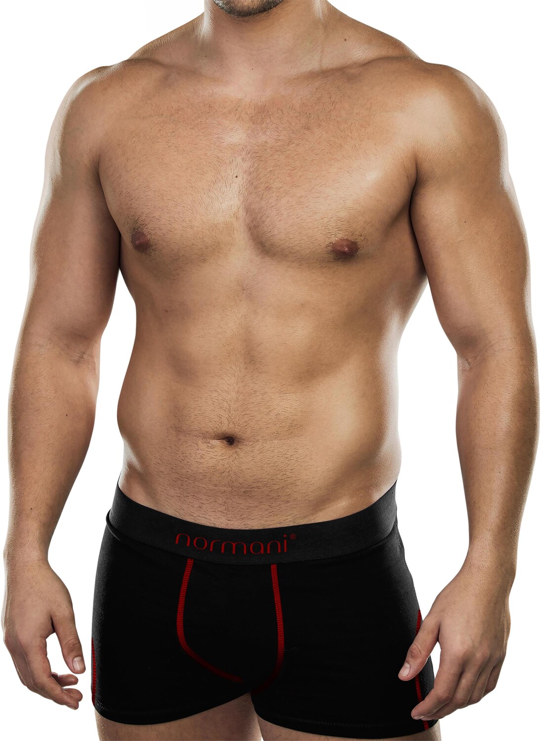 

Боксеры normani 6 weiche Boxershorts aus Baumwolle, красный