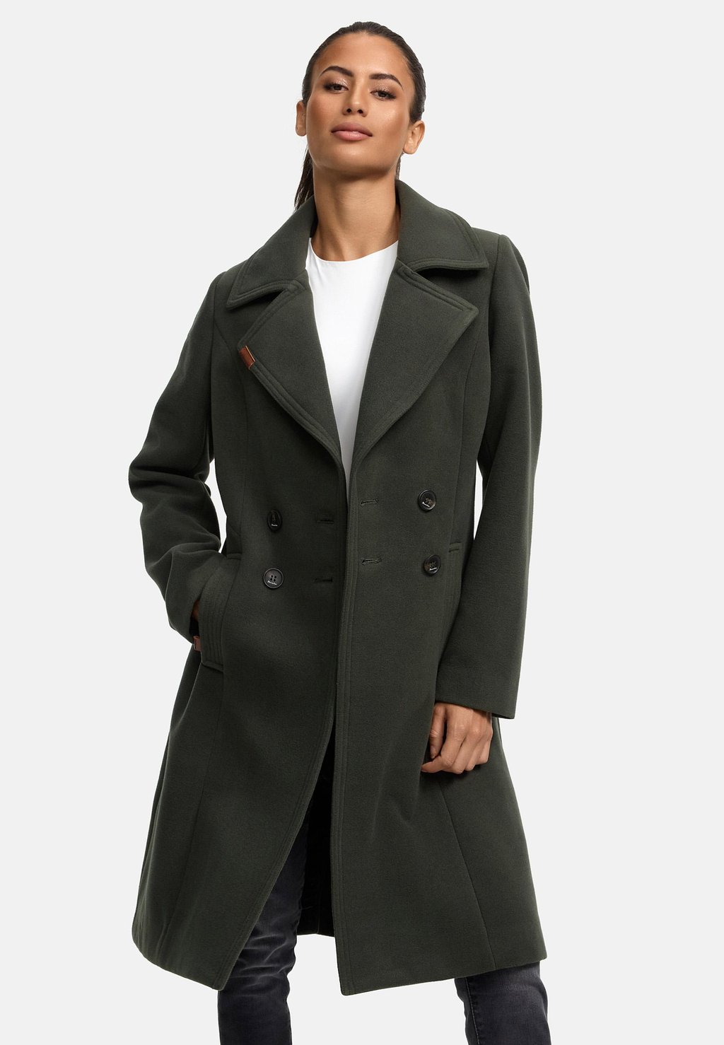 

Короткое пальто Cappotto classico Navahoo, темно-зеленый