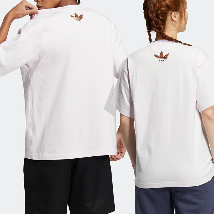 Футболка Charr Morita унисекс розовая Adidas Originals, розовый — фото 3