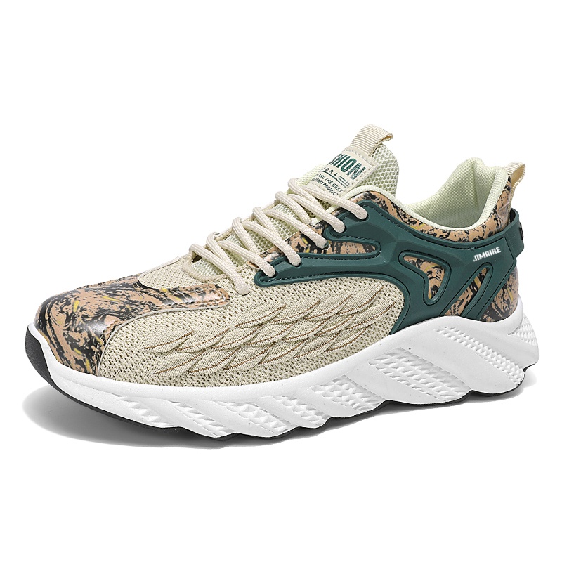 

King Jinmai Мужские дышащие противоскользящие кеды бежевые, цвет Beige