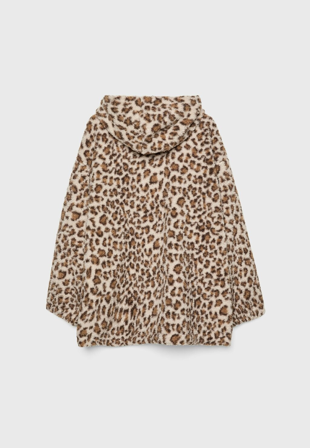 

Короткое пальто LEOPARD PRINT SHEARLING LINED 08614302 Stradivarius, коричневый