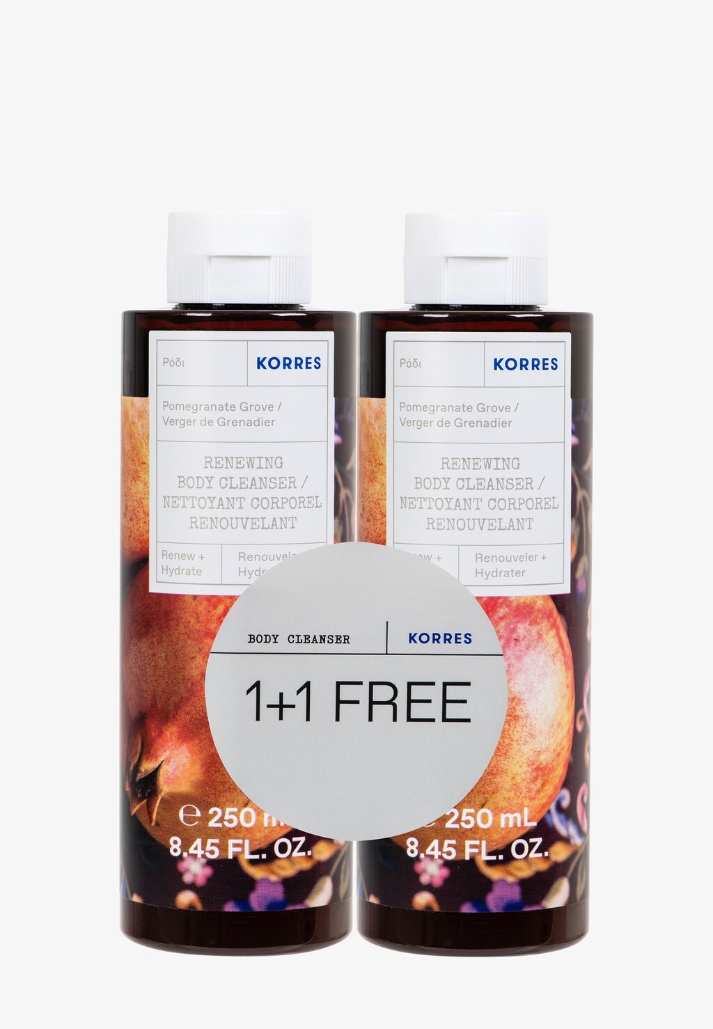 

Набор для ванны и тела Pomegranate 1+1 Shower Gel Set KORRES