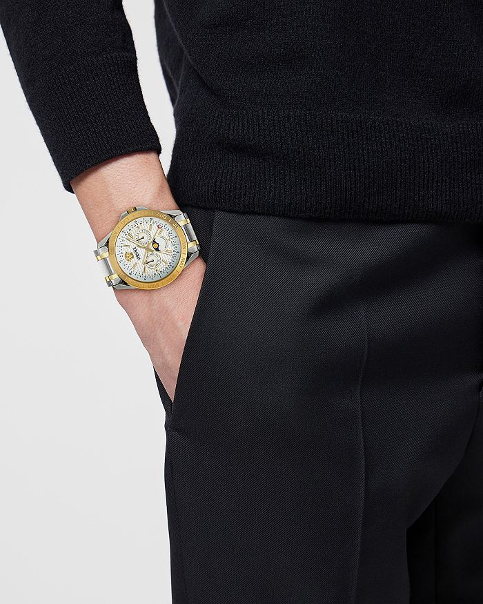 V-Galaxy Moonphase Watch, 43mm – Часы V-Galaxy с индикатором лунных фаз, 43 мм Versace, мультиколор — фото 2