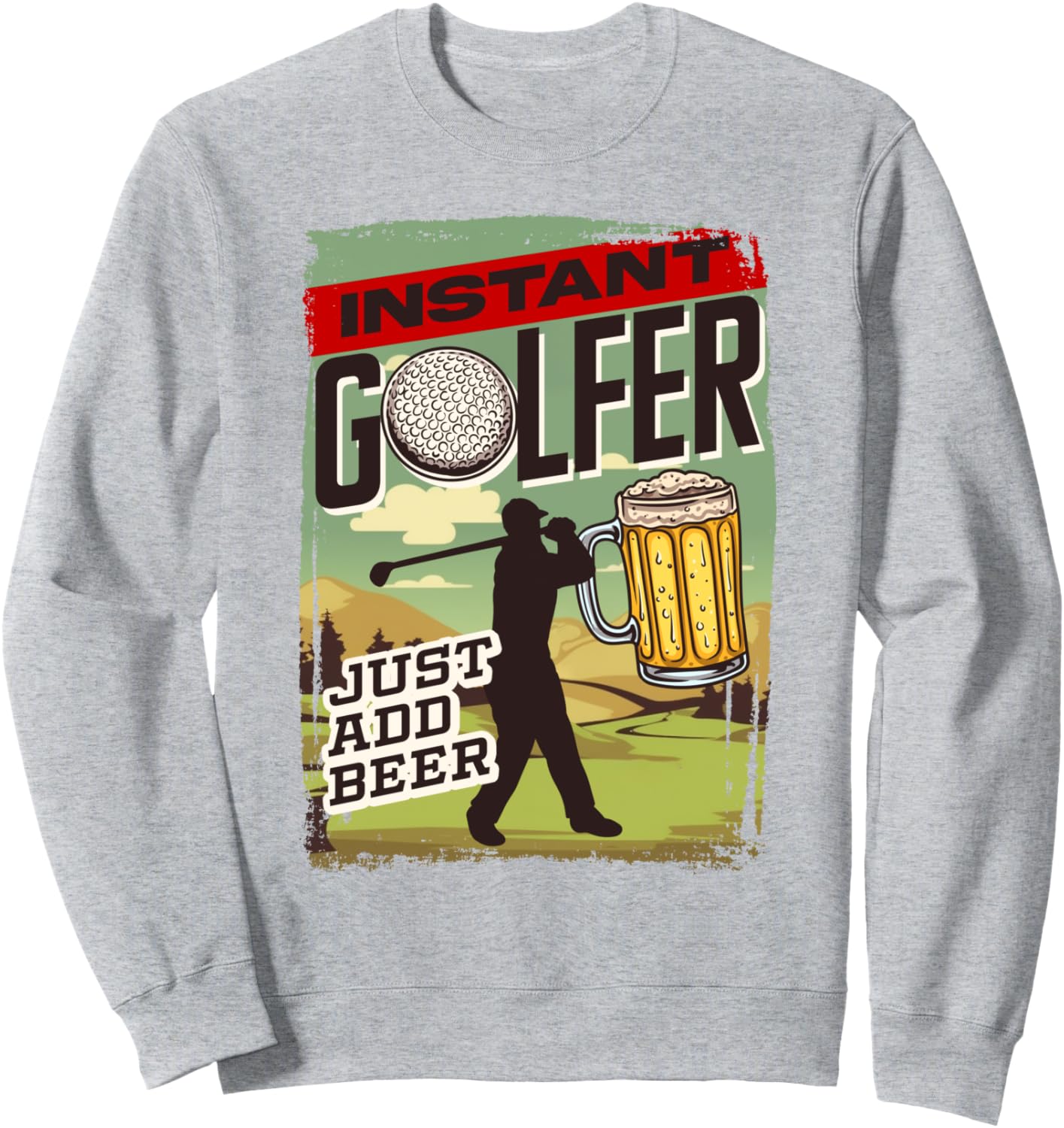 

Милая забавная толстовка для фанатов Four1Nine Golfers Official, серый