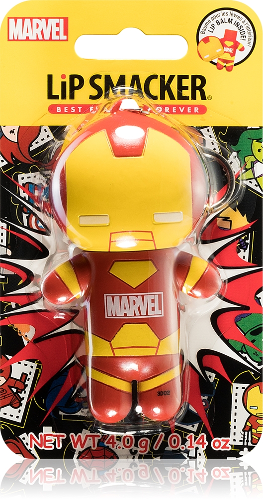 

Бальзам для губ Marvel Iron Man Lip Smacker, kvapas billionaire punch 4 гр