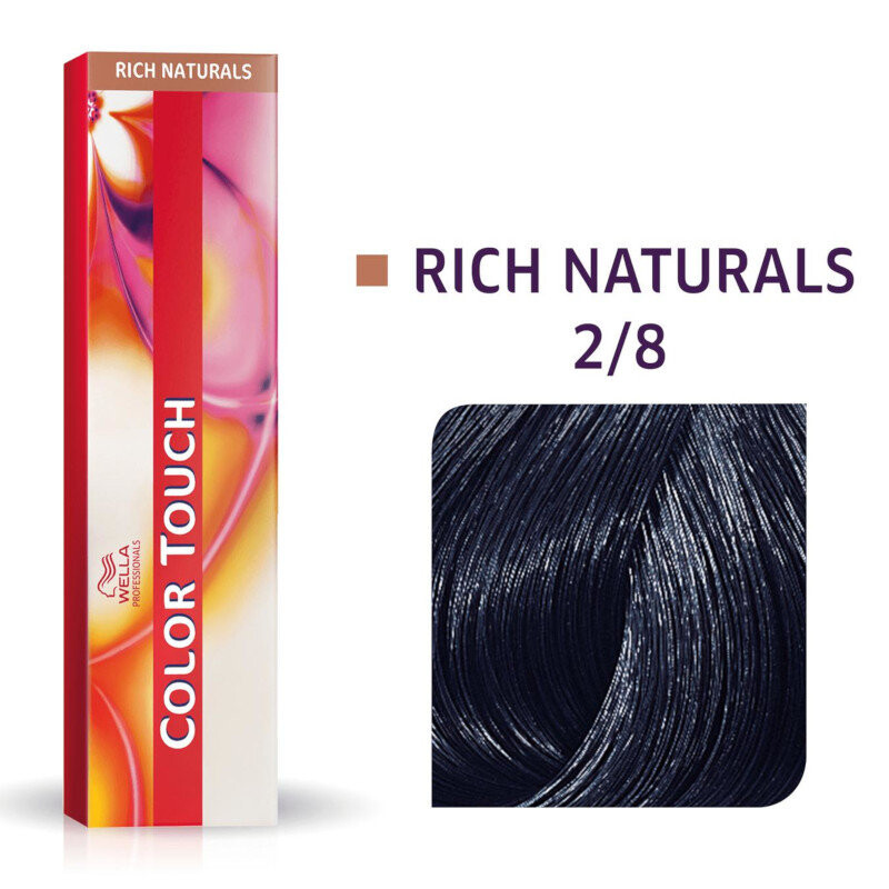 

Wella Color Touch 2/8, Полуперманентная краска для волос без аммиака 2/8 60мл