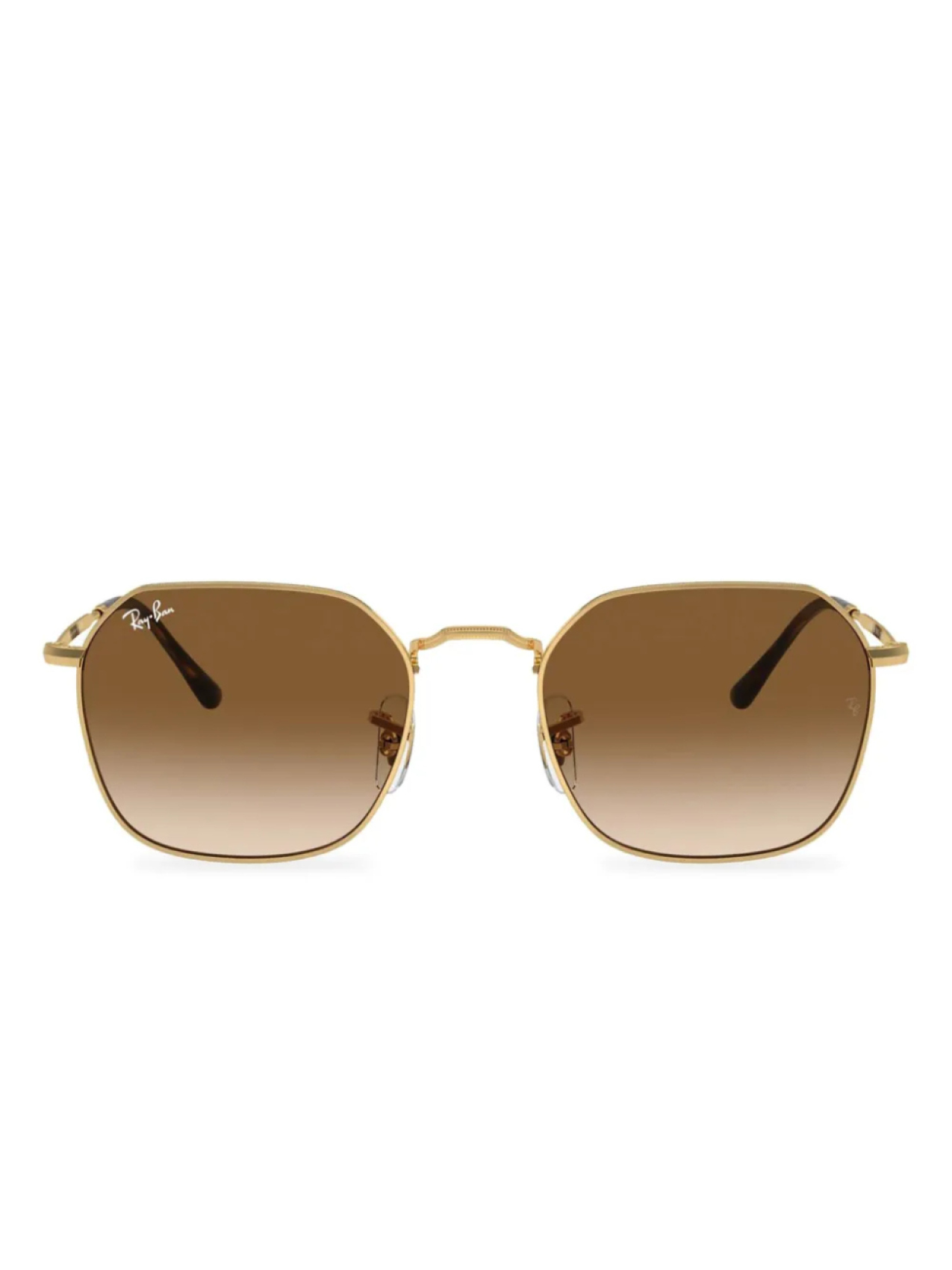 

Ray-Ban солнцезащитные очки Jim в квадратной оправе, золотой