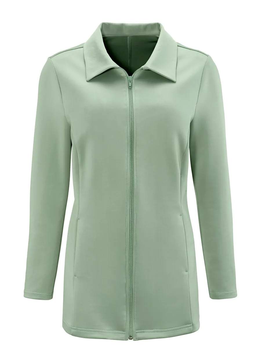 

Длинная куртка Classic Basics, без капюшона, мятный