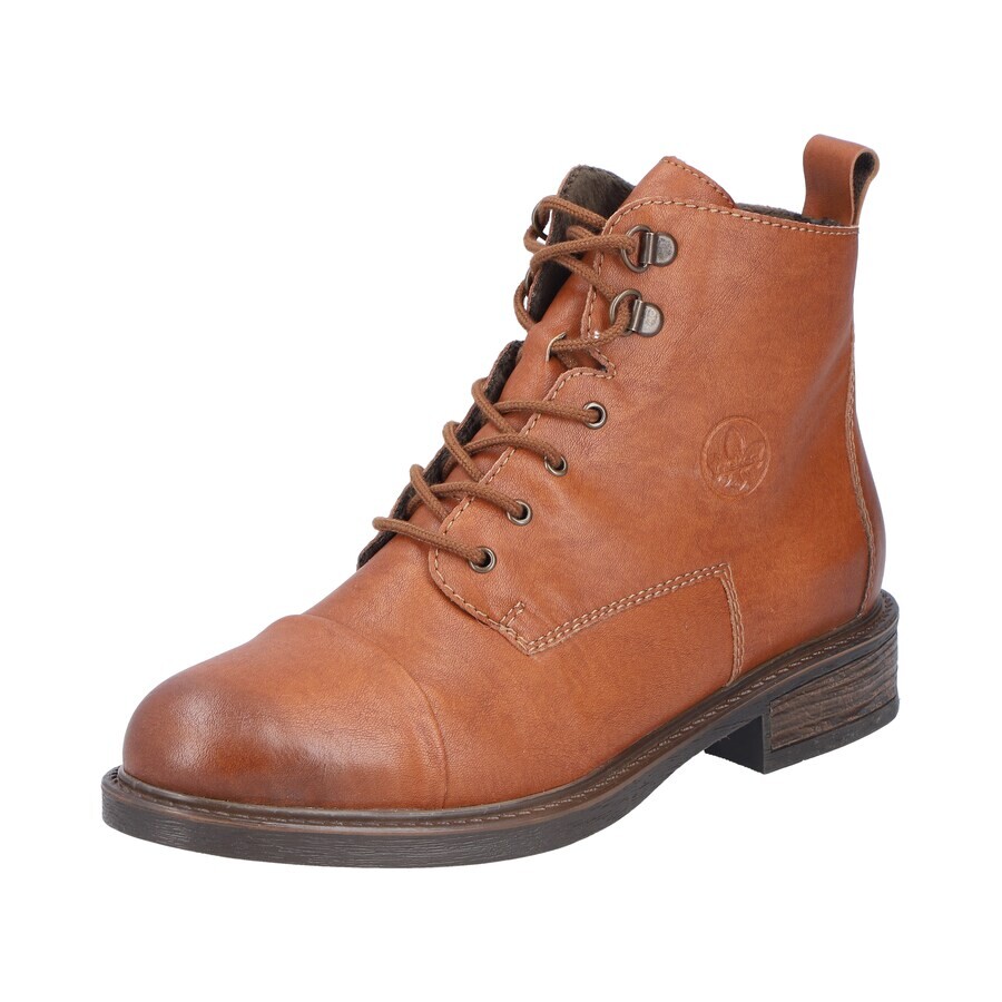Женские ботинки Rieker Lace-Up на шнуровке, карамельный