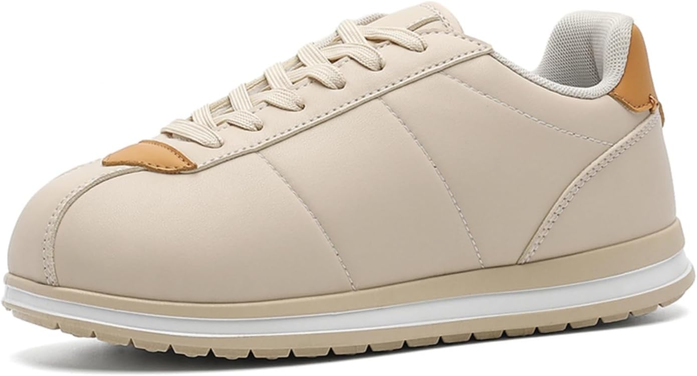 

Мужские кроссовки повседневные дышащие модные ретро кроссовки для бега винтажные повседневные и теннисные обувь для мужчин Generic, бежевый