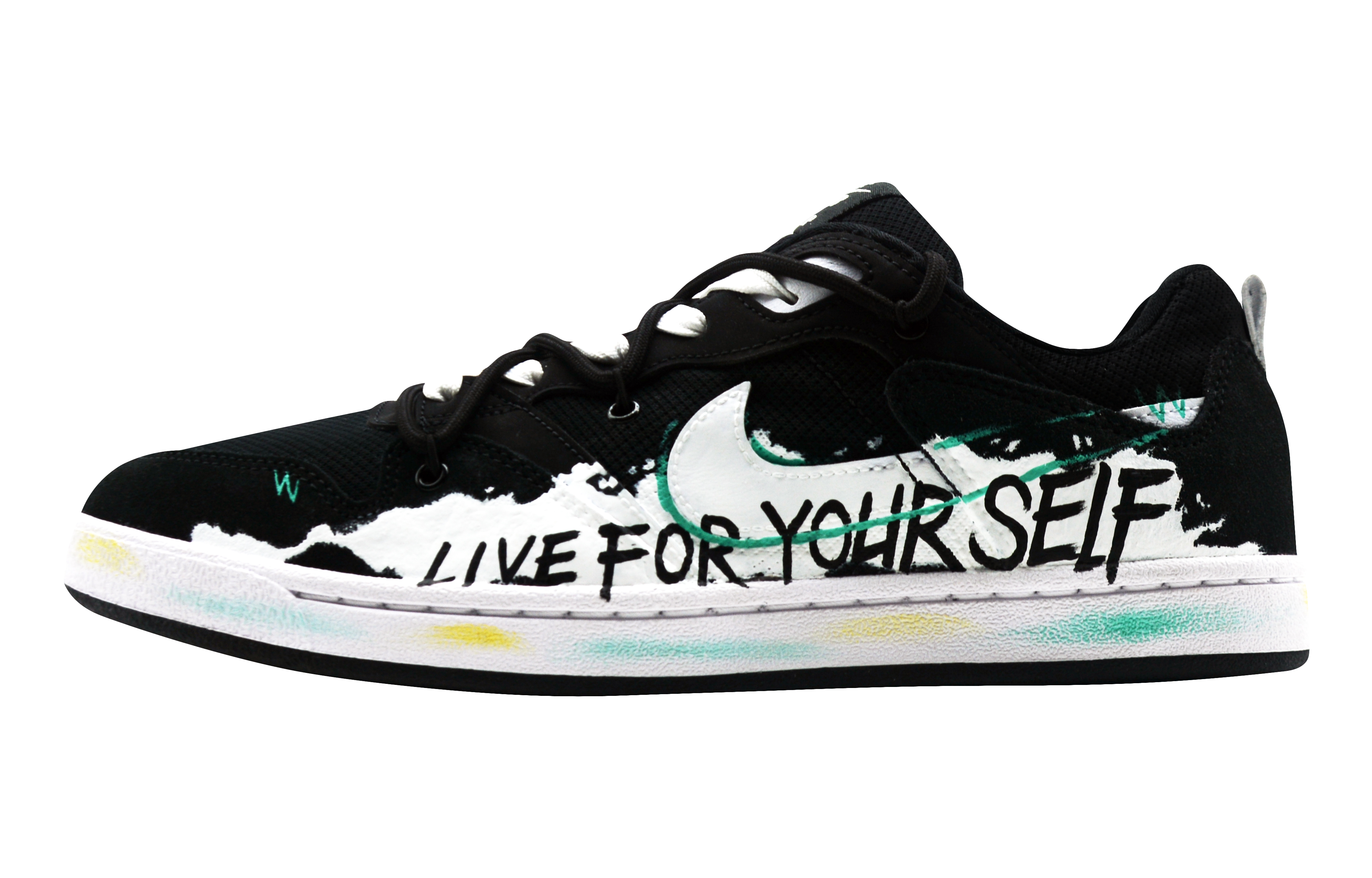 

Nike SB Alleyoop Independent Declaration, износостойкие низкие кроссовки для скейтбординга, мужские, черные