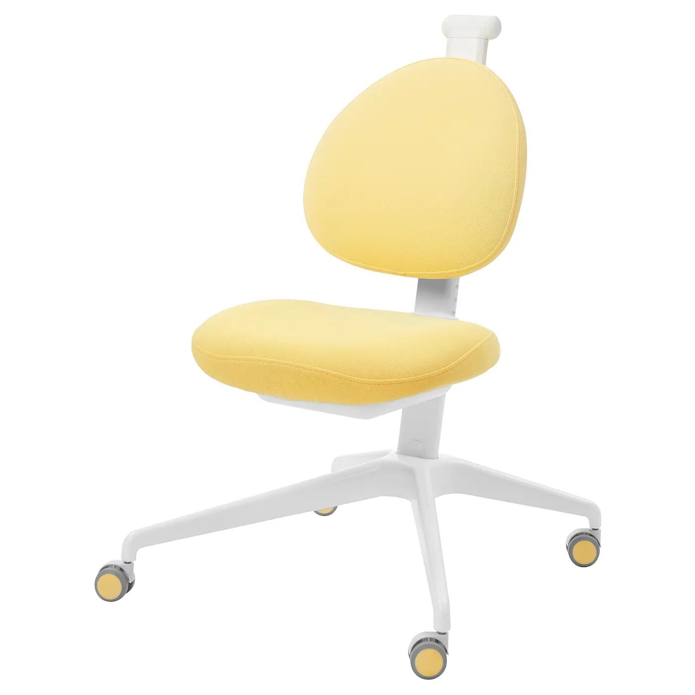 Детский стол и стул BERGLÄRKA/DAGNAR IKEA, 100x70 см, белый/желтый — фото 3