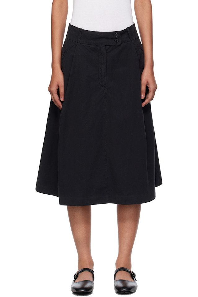 

Юбка миди Deborah A.P.C., черный