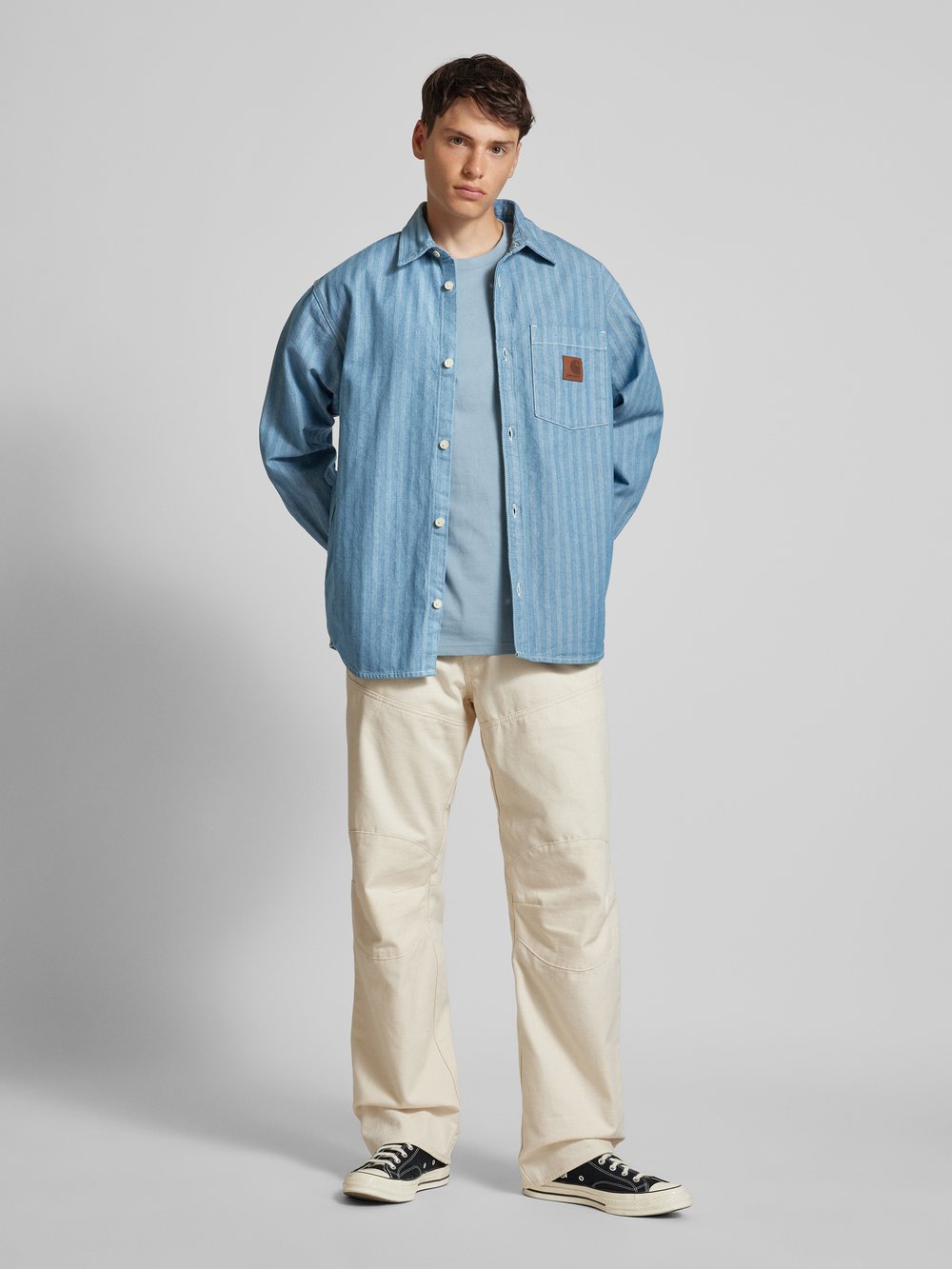

Куртка-рубашка в стиле деним, модель «MENARD» Carhartt Work In Progress