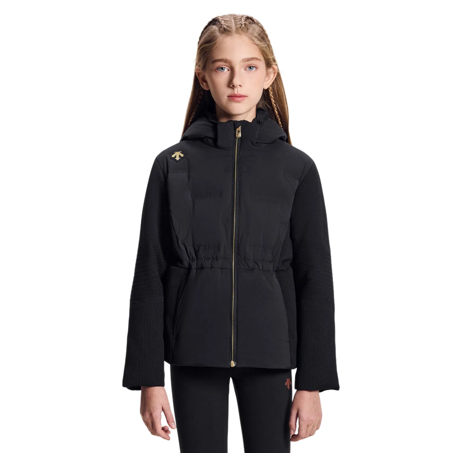 Детская утепленная куртка Moderate DESCENTE, BK-Black