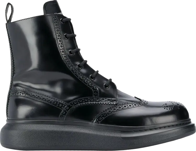 

Кроссовки Alexander McQueen Hybrid Brogue Boot 'Black', черный