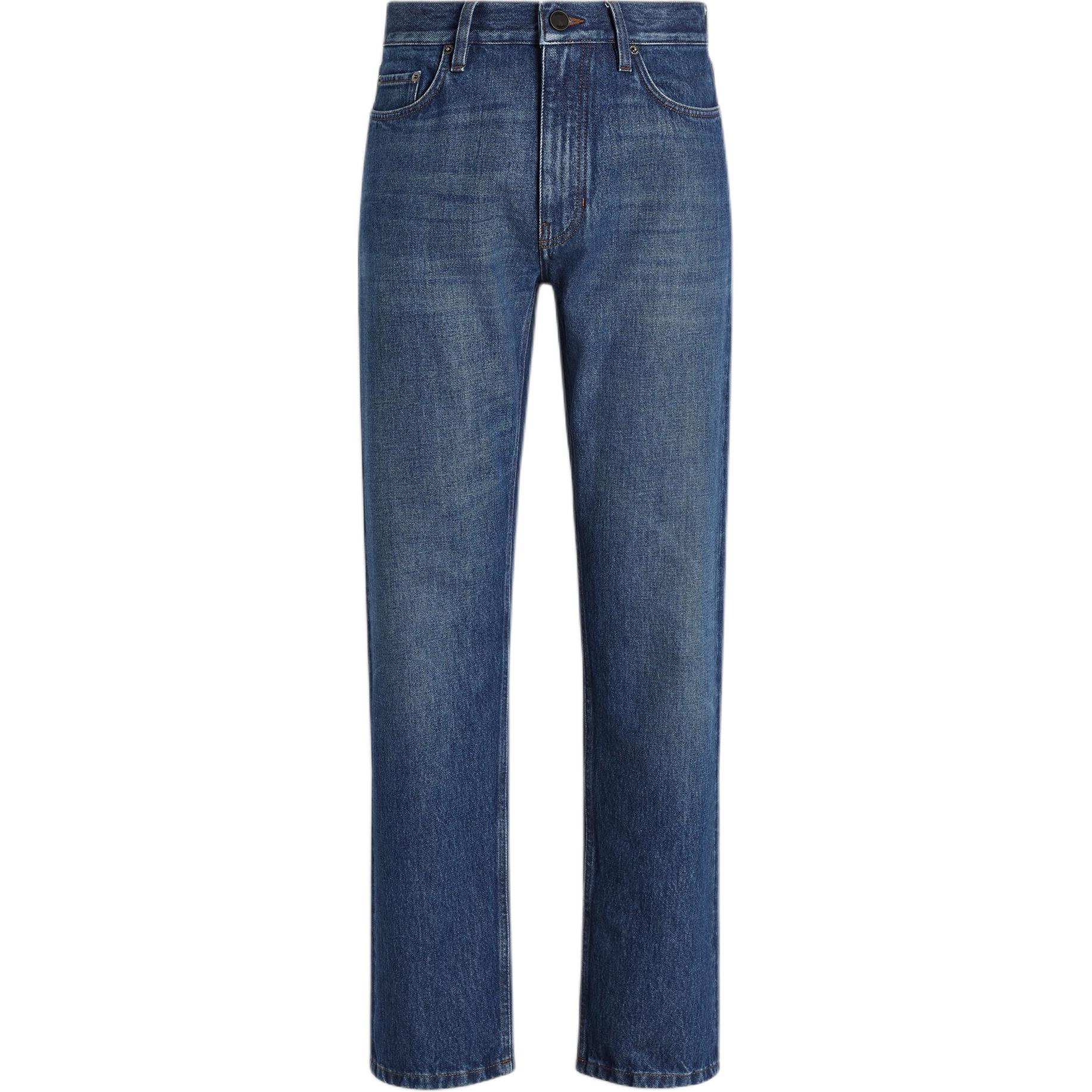 

Джинсы Zegna Roccia с эффектом каменной стирки Ermenegildo Zegna, синий