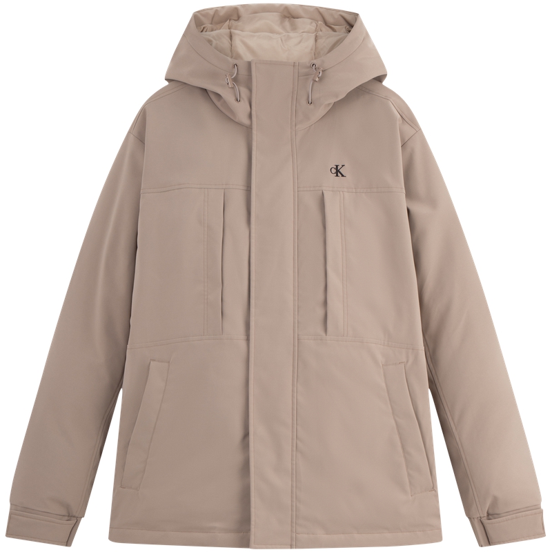 

Calvin Klein Мужская пуховая куртка, PAV-Earth Brown