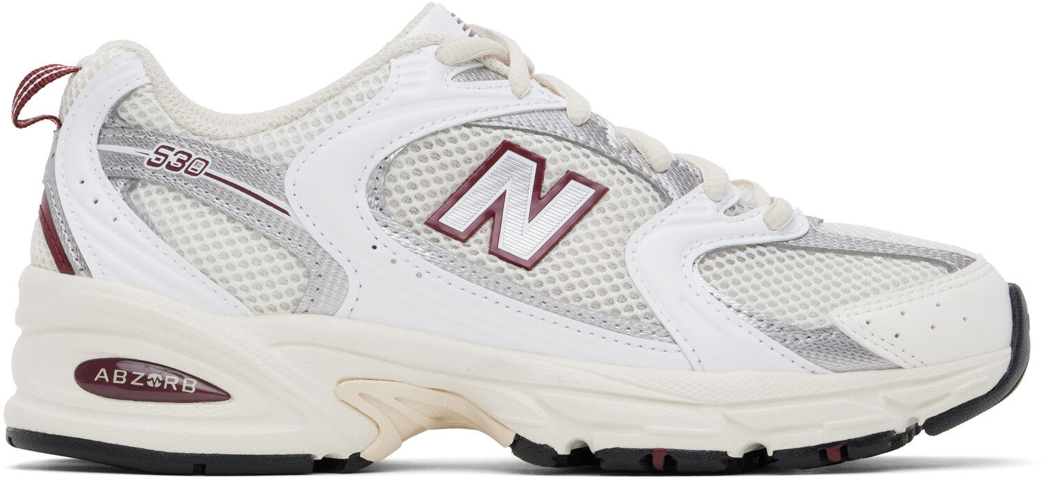 Кроссовки Off-White 530 New Balance, Sea salt/White/Murcu