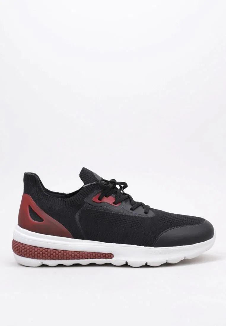 Мужские кроссовки Geox U Spherica Actif, Black Red — фото 3
