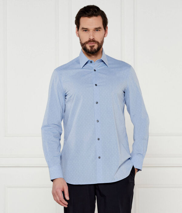 

Рубашка Regular fit Emporio Armani, синий