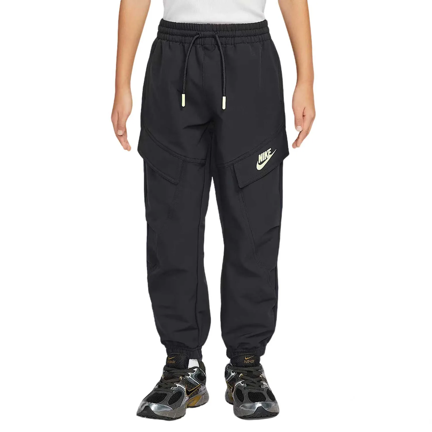 Детские карго-брюки Moderate Nike, черный