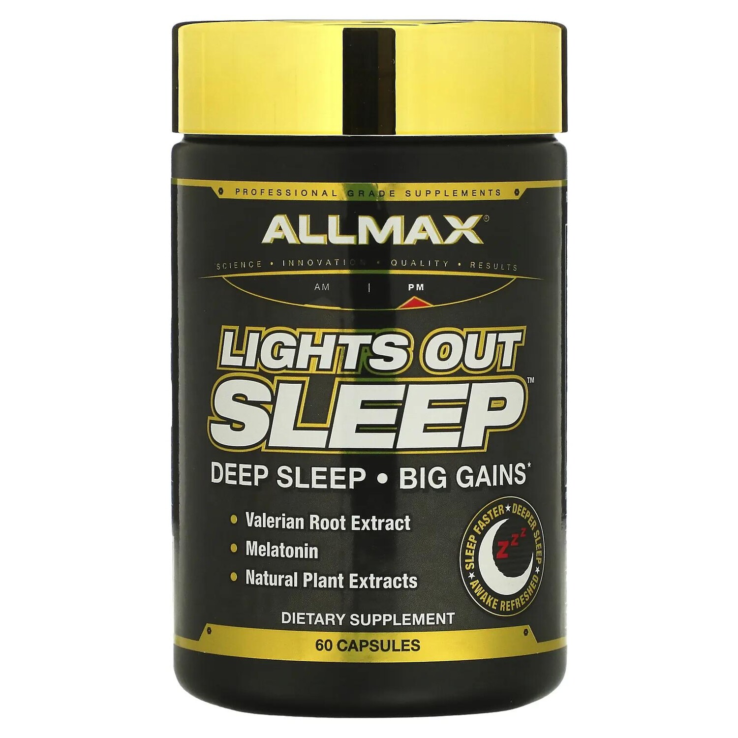 

ALLMAX Nutrition Гасите свет и спите 60 капсул