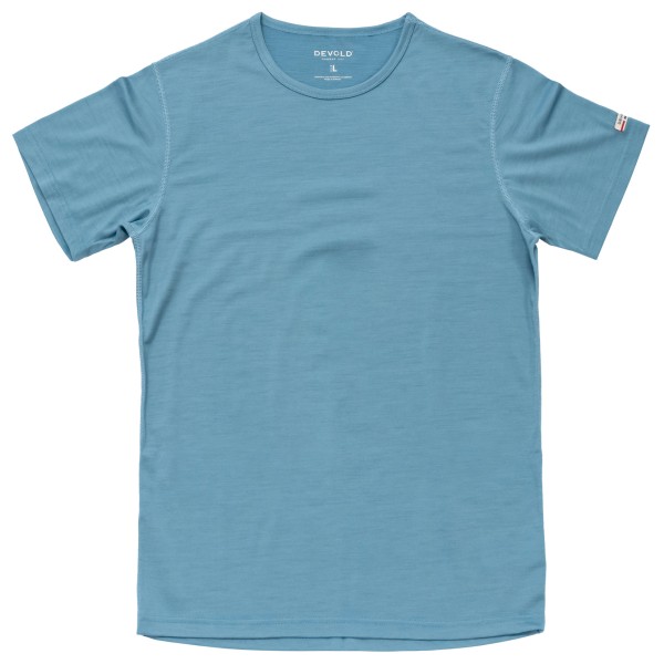 

Футболка Breeze plus merino 200 - нижнее белье из мериноса Devold, голубой