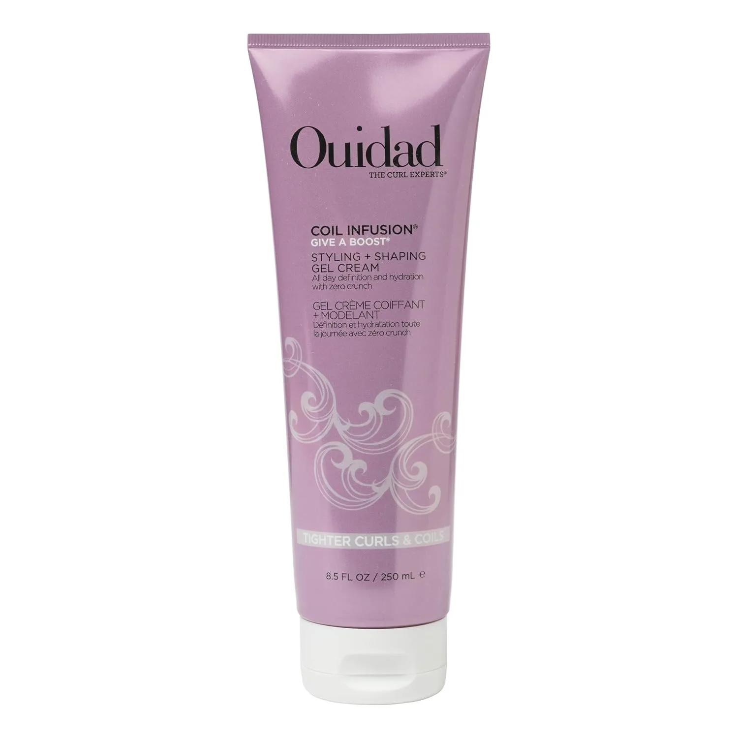 Гель-крем для укладки и придания формы локонам OUIDAD Coil Infusion Give a Boost, 8,5 унций., black