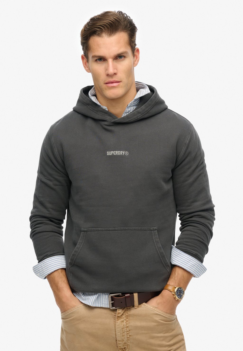 

Толстовка MICRO LOGO con cappuccio Superdry, черный