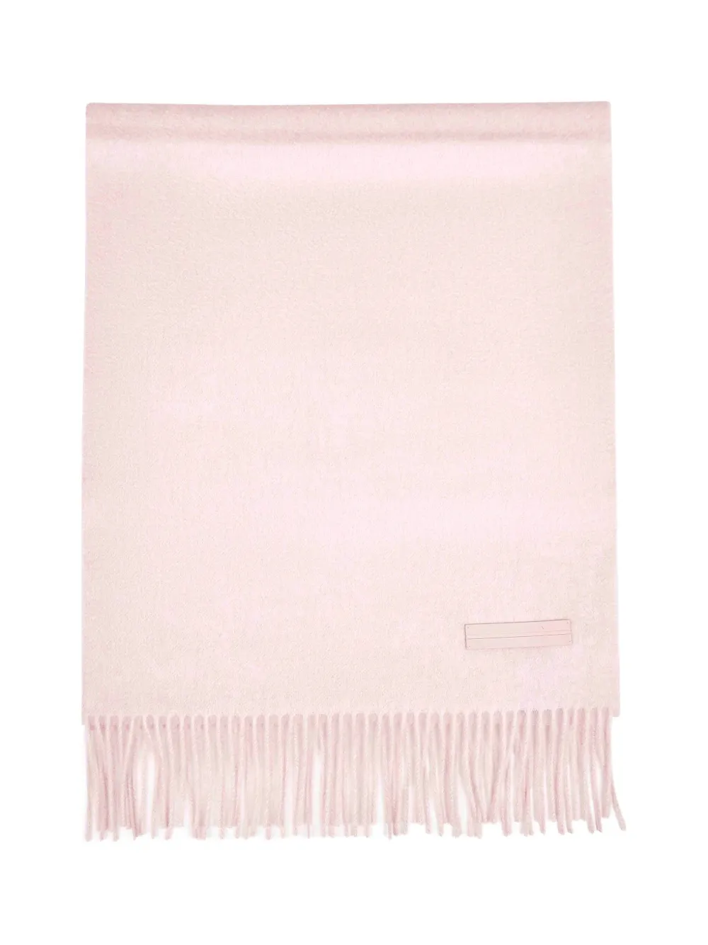 

Шерстяной шарф с бахромой Zegna, розовый