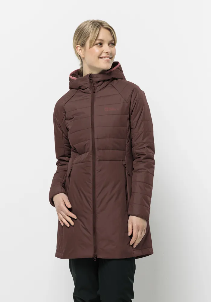 

Функциональное пальто Jack Wolfskin "LAPAWA INS COAT W", бордовый