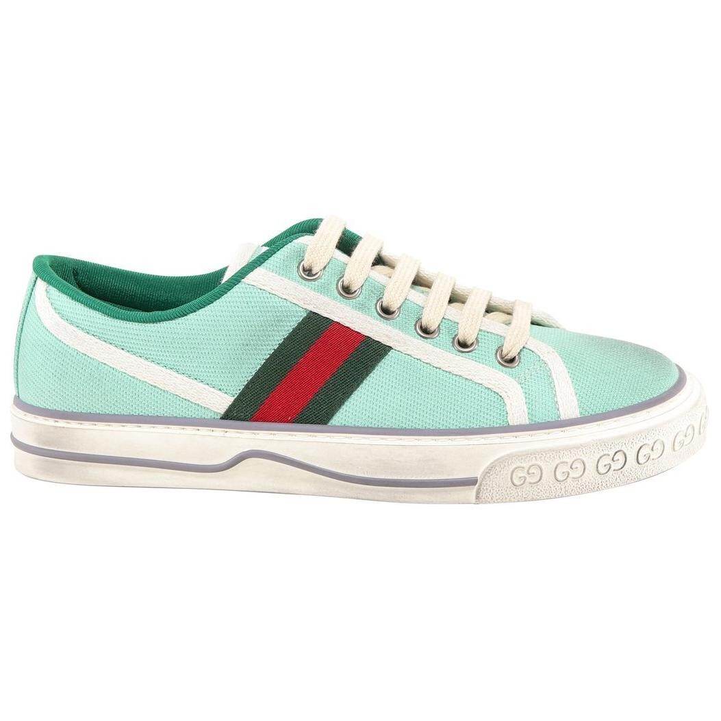 Кроссовки женские Gucci Tennis 1977, мятный — фото 2