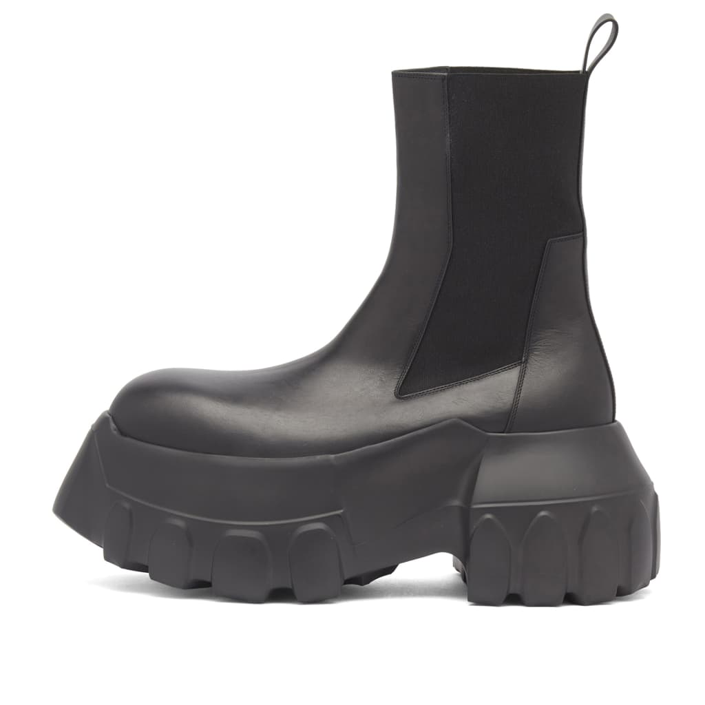 

Кроссовки кожаные Mega Tractor Boot Rick Owens, черный
