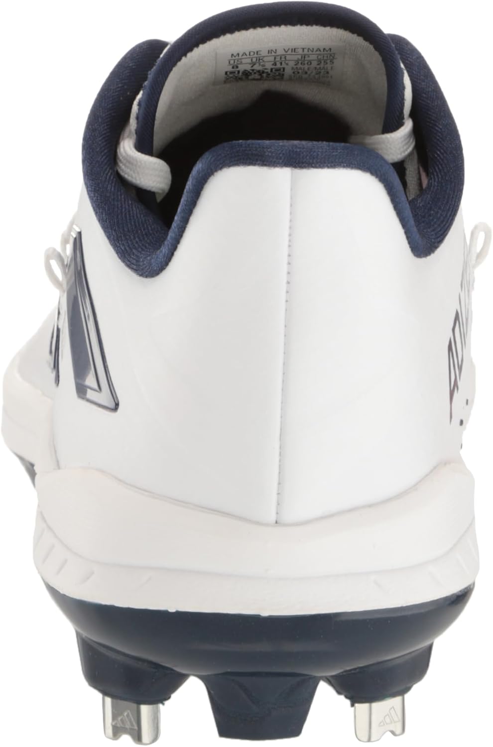 Мужские кроссовки Adidas Adizero Afterburner 9, белый/синий/темно-синий — фото 3