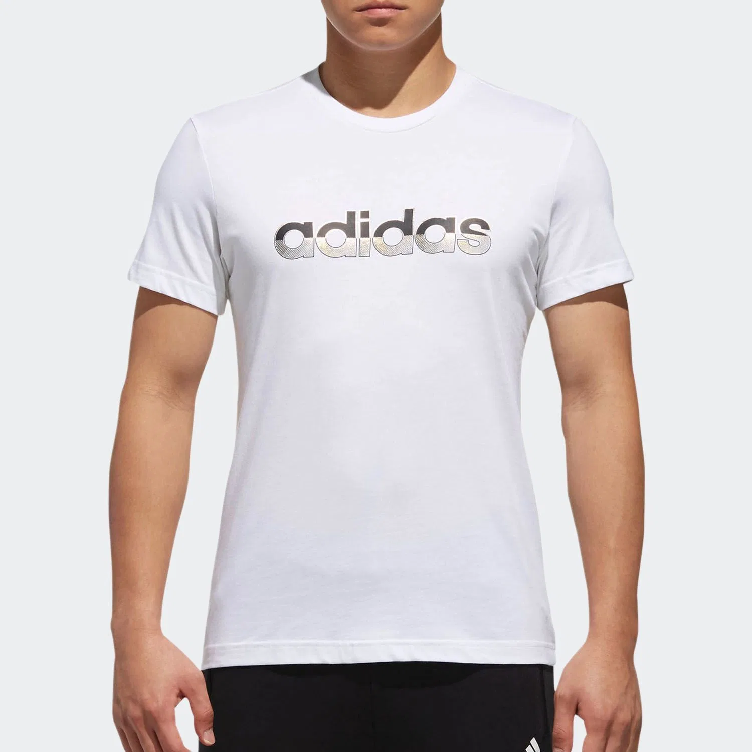 Футболка белая Adidas — фото 4