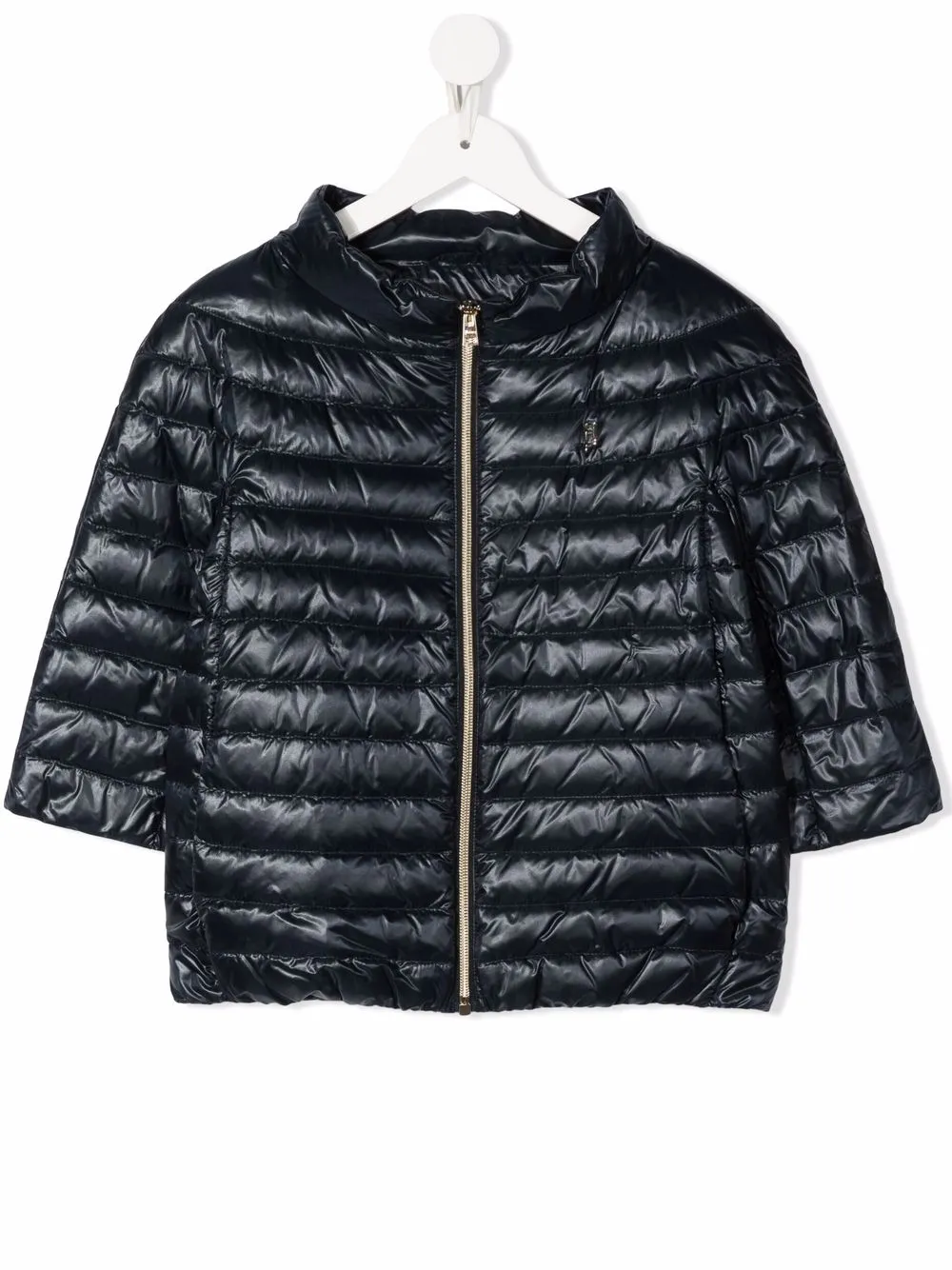 

Пуховик на молнии Herno Kids, синий