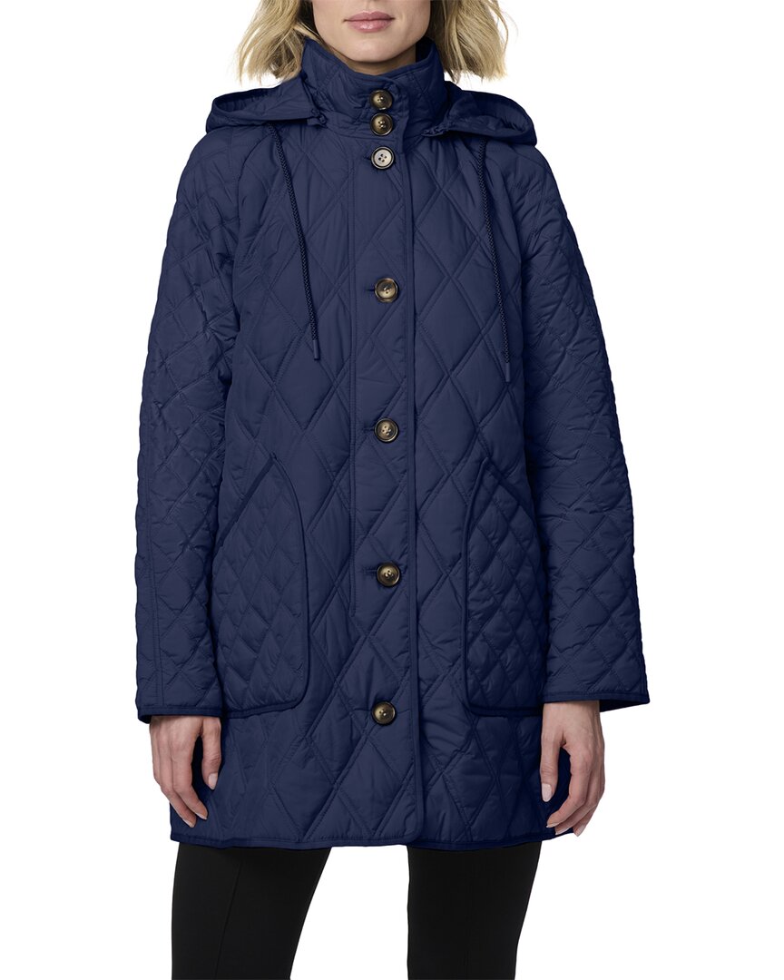 

Бернардо Повседневная стеганая пуховая куртка Bernardo, темно-синий